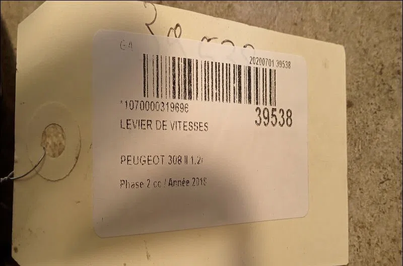 Levier de vitesses Peugeot 308 II (LB_, LP_, LW_, LH_, L3_) 1.2 thp 110 (2013-2021) occasion