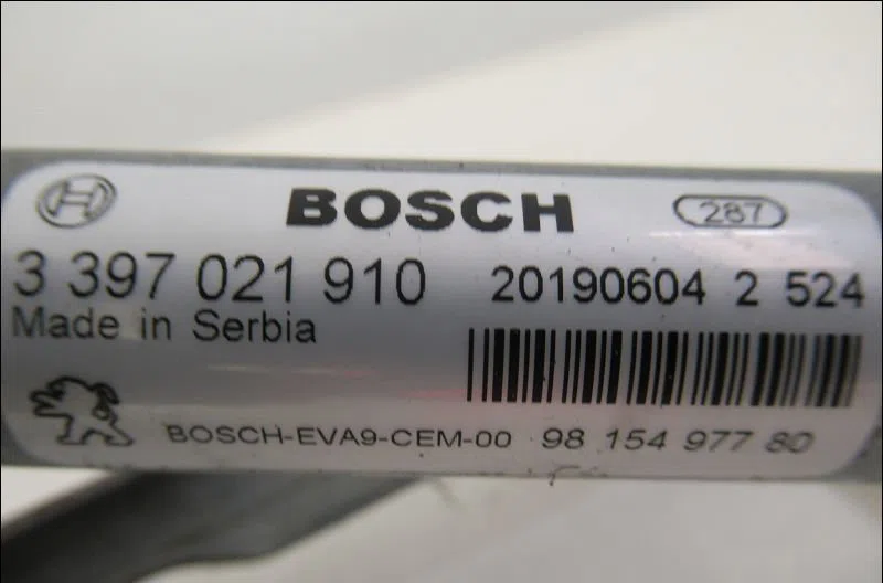Mecanisme essuie-glace avant Peugeot 2008 I (CU_) 1.2 thp 130 - puretech 130 (2015) occasion