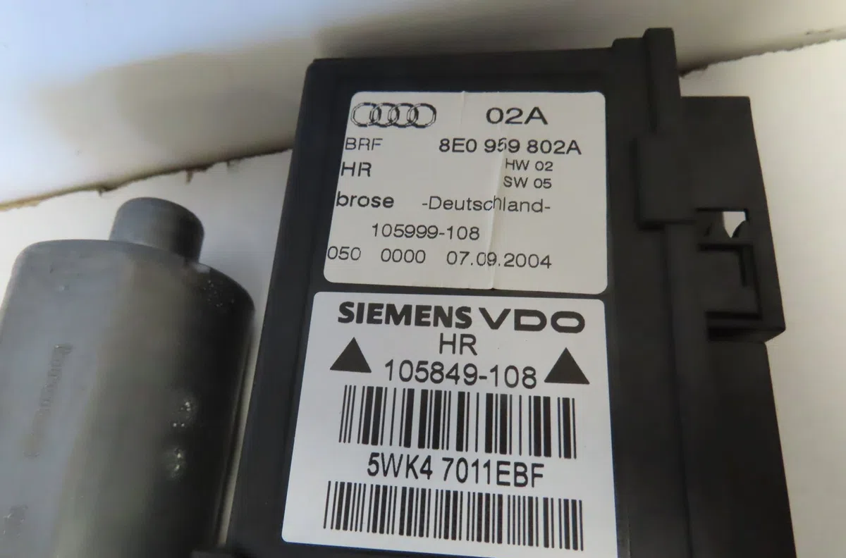 Mecanisme leve-glace arrière droit Audi A4 B6 Avant (8E5) 1.9 tdi quattro (2001-2004) occasion