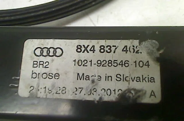 Mecanisme  moteur lève-glace avant droit Audi A1 Sportback (8XA, 8XF) 1.6 tdi (2011-2015) occasion