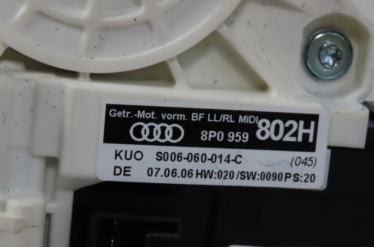 Mecanisme  moteur lève-glace avant droit Audi A3 Sportback (8PA) 1.6 (2004-2013) occasion