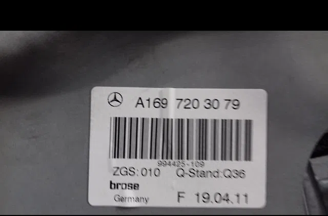 Mecanisme moteur lève-glace avant droit Mercedes-benz CLASSE A (W169) A 180 (169.032, 169.332) (2009-2012) occasion