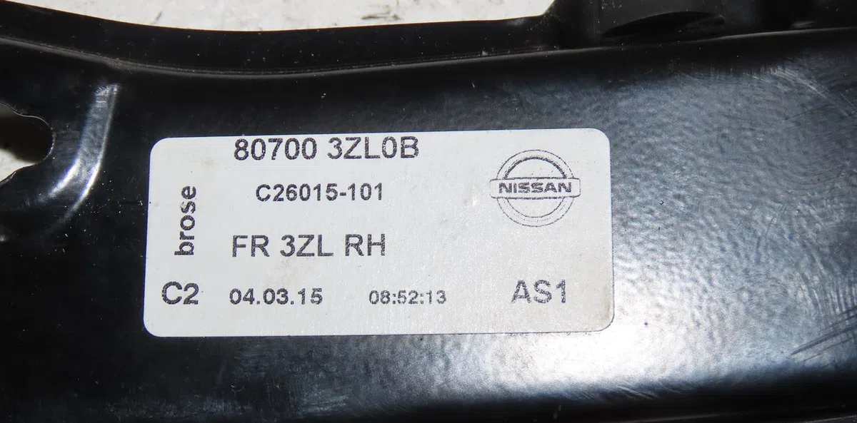 Mecanisme  moteur lève-glace avant droit Nissan PULSAR 3-5 portes (C13) 1.2 dig-t (2014) occasion