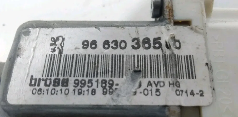 Mecanisme  moteur lève-glace avant droit Peugeot 407 (6D_) 2.0 hdi (6drhrh) (2009-2010) occasion