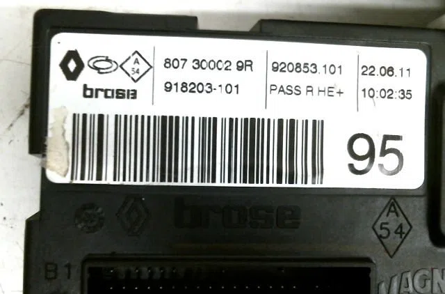 Mecanisme  moteur lève-glace avant droit RENAULT LATITUDE occasion