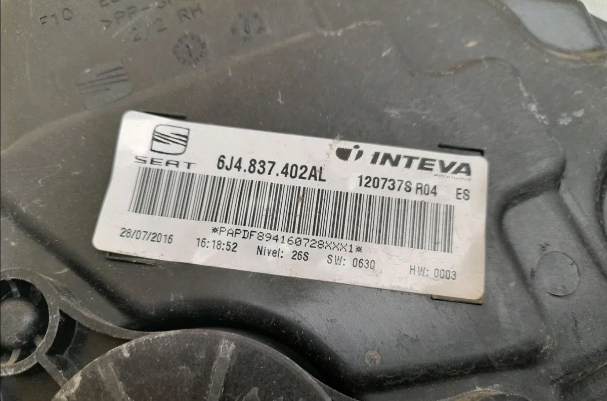Mecanisme  moteur lève-glace avant droit Seat IBIZA IV (6J5, 6P1) 1.2 tsi (2010-2012) occasion