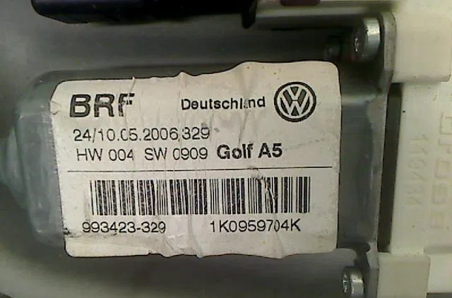 Mecanismemoteur leve-glace ard Volkswagen GOLF V (1K1) 1.9 tdi (2003-2008) 5 portes occasion