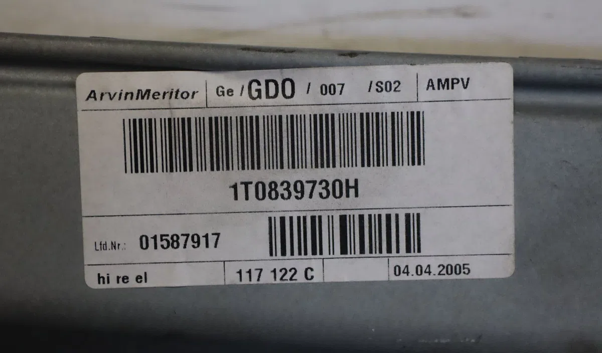 Mecanismemoteur leve-glace ard Volkswagen TOURAN (1T1, 1T2) 2.0 fsi (2003-2007) occasion