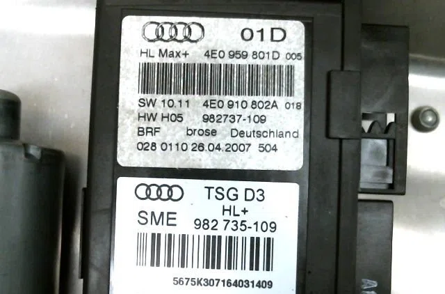 Mecanismemoteur leve-glace arg AUDI A8 occasion