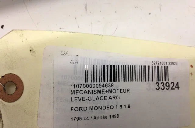 Mecanismemoteur leve-glace arg Ford MONDEO II (BAP) 1.8 i (1996-2000) occasion