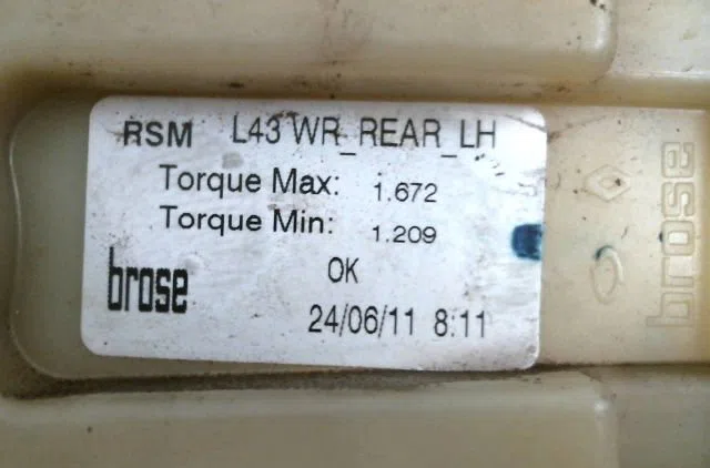 Mecanismemoteur leve-glace arg RENAULT LATITUDE occasion