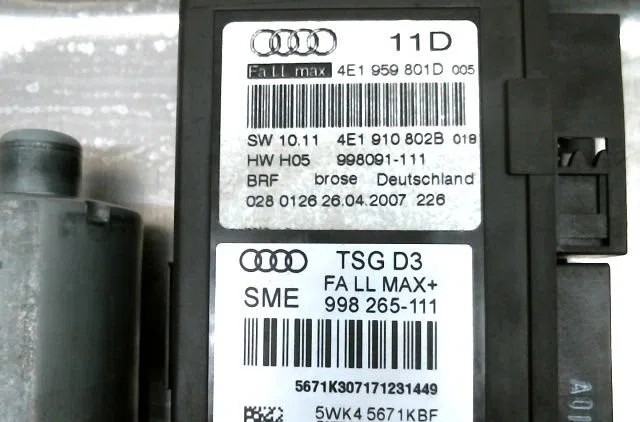 Mecanismemoteur leve-glace avg AUDI A8 occasion