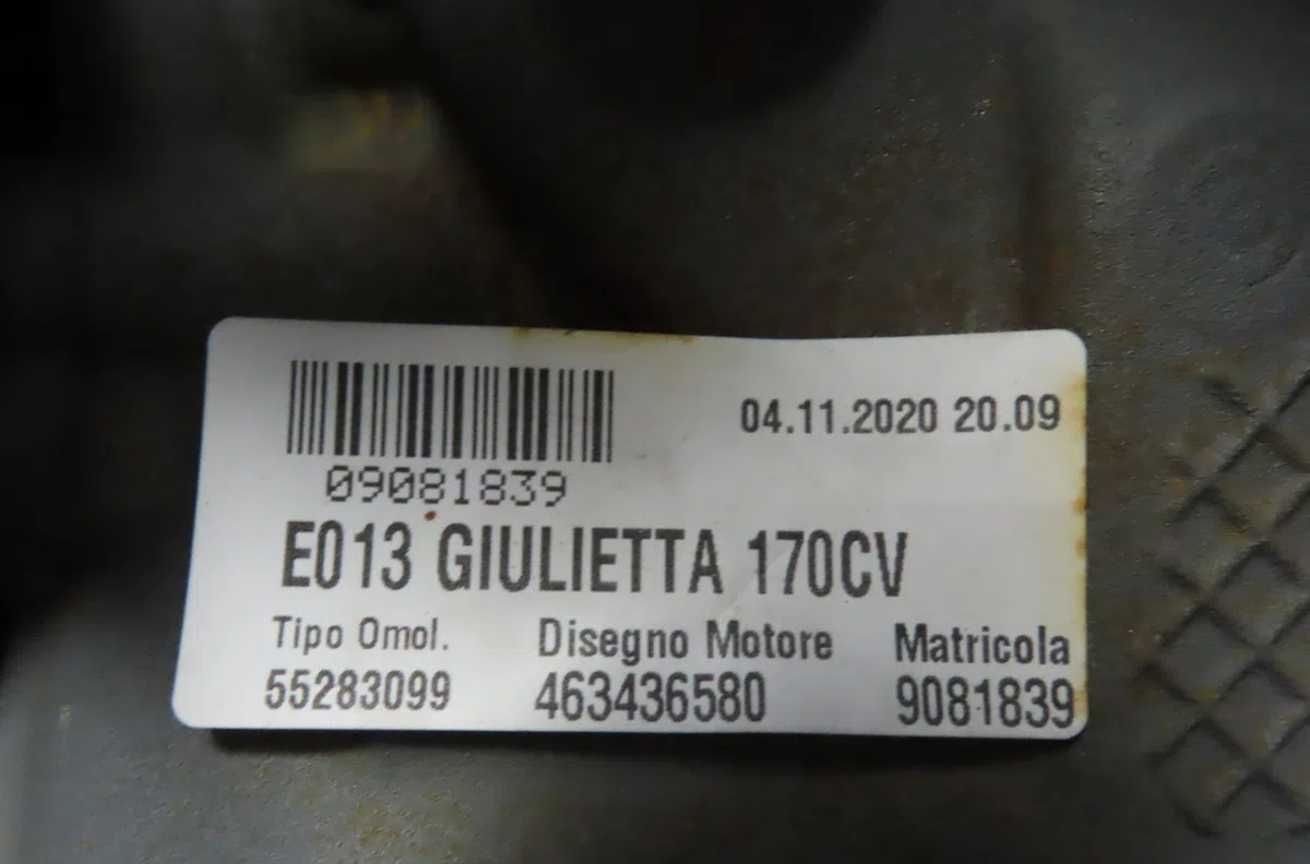 Moteur diesel Alfa romeo GIULIETTA (940_) 2.0 jtdm (940fxe1a, 940fxg11) (2010-2020) occasion