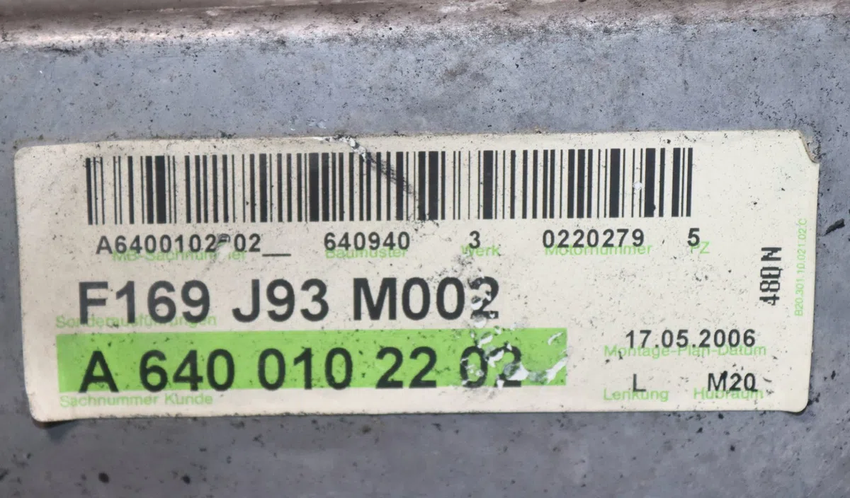 Moteur diesel Mercedes-benz CLASSE A (W169) A 180 cdi (169.007, 169.307) (2004-2012) 5 portes occasion