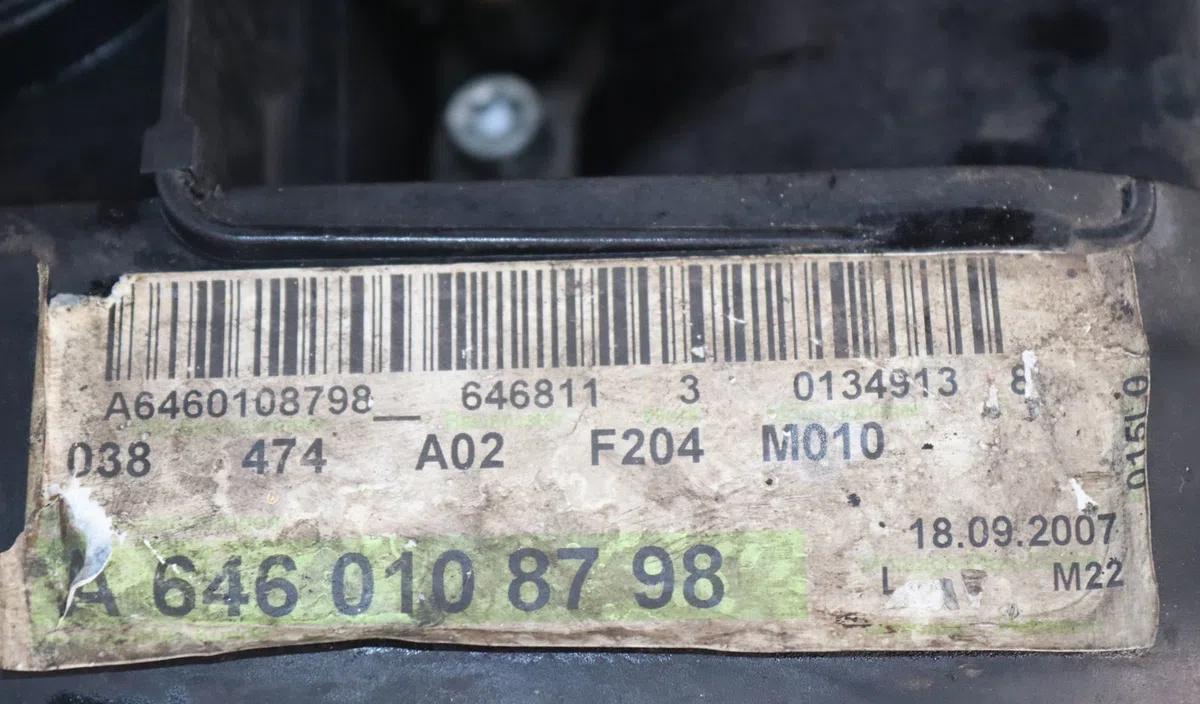 Moteur diesel Mercedes-benz CLASSE C (W204) C 200 cdi (204.007, 204.006) (2007-2009) occasion