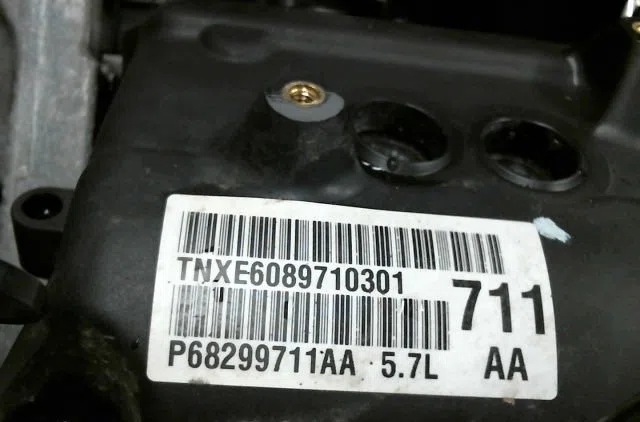 Moteur essence Dodge RAM 1500 Crew Cab Pickup 5.7 4wd (2008-2010) occasion