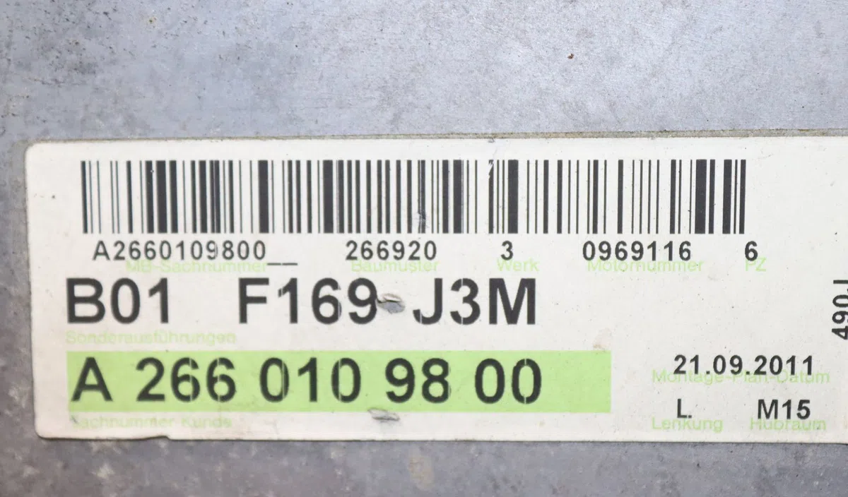 Moteur essence Mercedes-benz CLASSE A (W169) A 160 (169.031, 169.331) (2009-2012) occasion