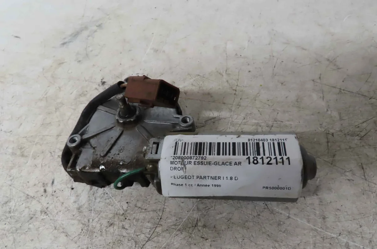 Moteur essuie-glace ar droit PEUGEOT PARTNER I occasion