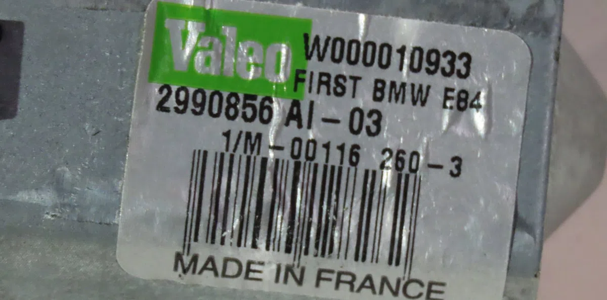 Moteur essuie-glace arrière Bmw X1 (E84) Sdrive 20 d (2010-2015) occasion