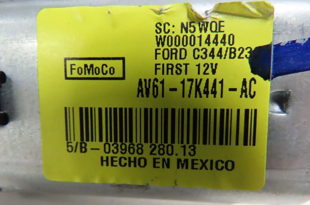 Moteur essuie-glace arrière Ford C-MAX II (DXA-CB7, DXA-CEU) 1.0 ecoboost (2012-2019) occasion