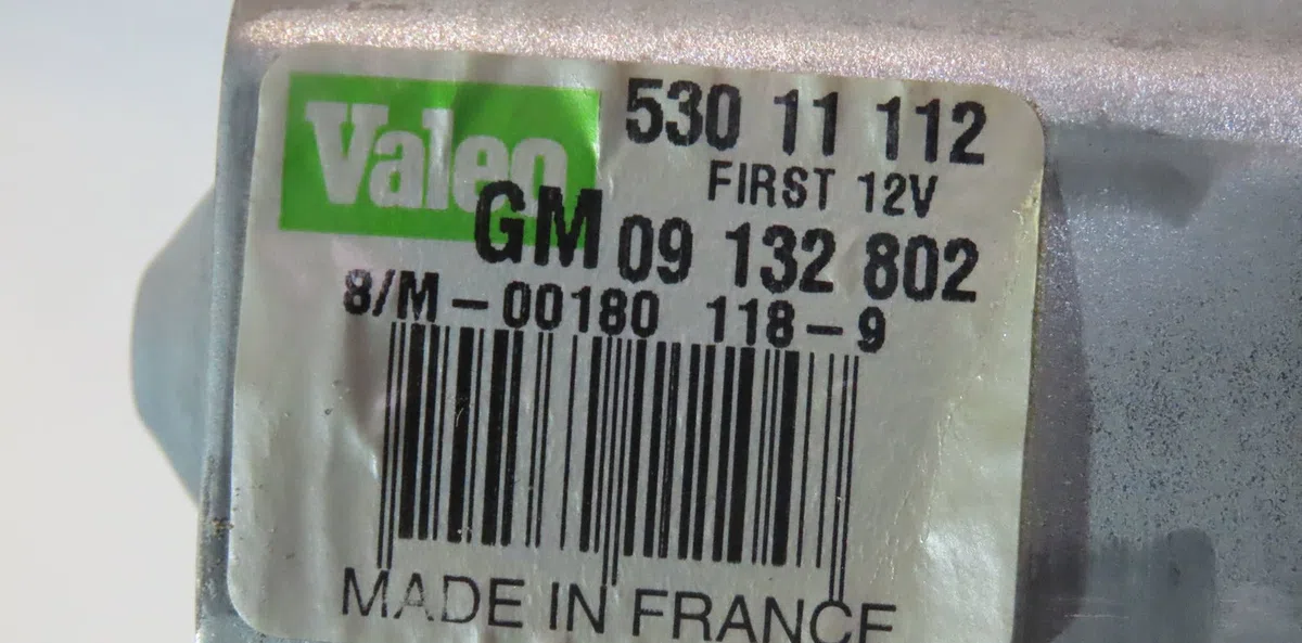 Moteur essuie-glace arrière Opel MERIVA B Monospace (S10) 1.3 cdti (75) (2010-2013) occasion