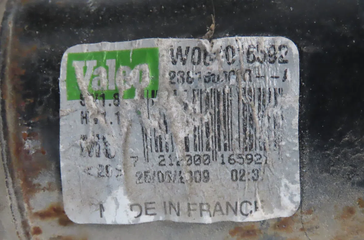 Moteur essuie-glace av droit Renault SCÉNIC III (JZ0-1_) 1.9 dci (jz0j, jz1j, jz1k, jz1s) (2009) occasion