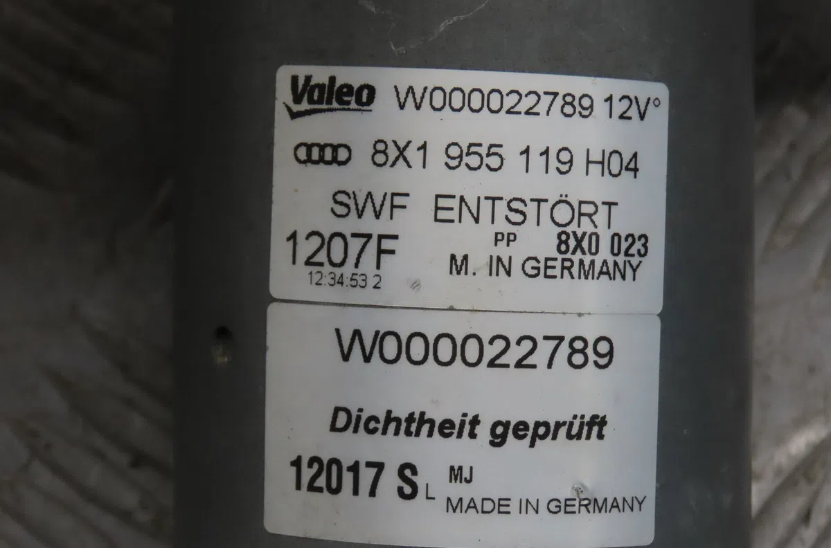 Moteur essuie-glace avant Audi A1 Sportback (8XA, 8XF) 1.4 tdi (2014-2018) occasion