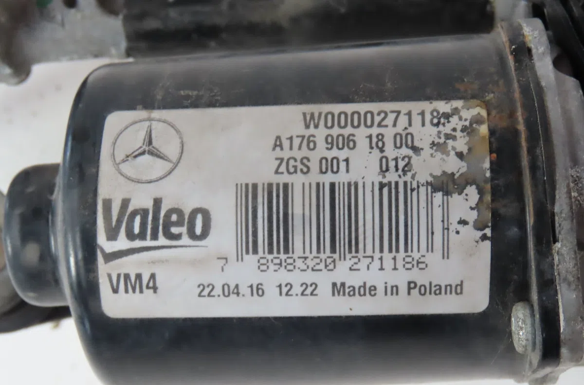Moteur essuie-glace avant Mercedes-benz CLASSE A (W176) A 180 cdi - d (176.012) (2012-2018) occasion