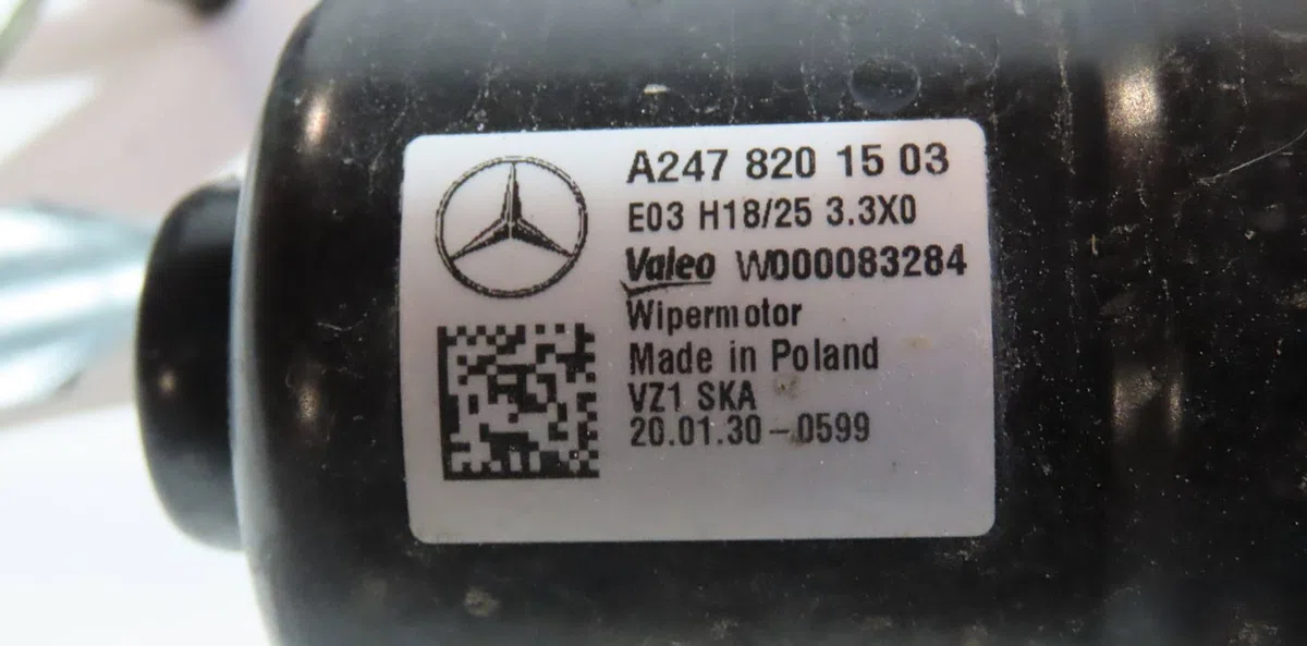 Moteur essuie-glace avant Mercedes-benz CLASSE B Sports Tourer (W247) B 200 d (247.012) (2018) occasion