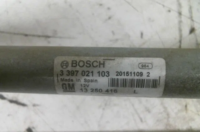 Moteur essuie-glace avant Opel MERIVA B Monospace (S10) 1.4 (75) (2010-2017) occasion