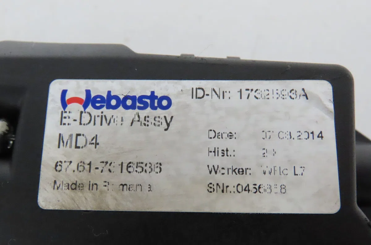 Moteur toit ouvrant Bmw 1 (F20) 118 d (2011-2015) occasion