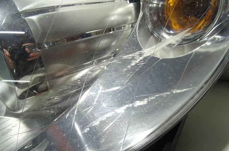 Optique avant principal gauche (feux)(phare) pour MERCEDES CLASSE B 245 PHASE 1