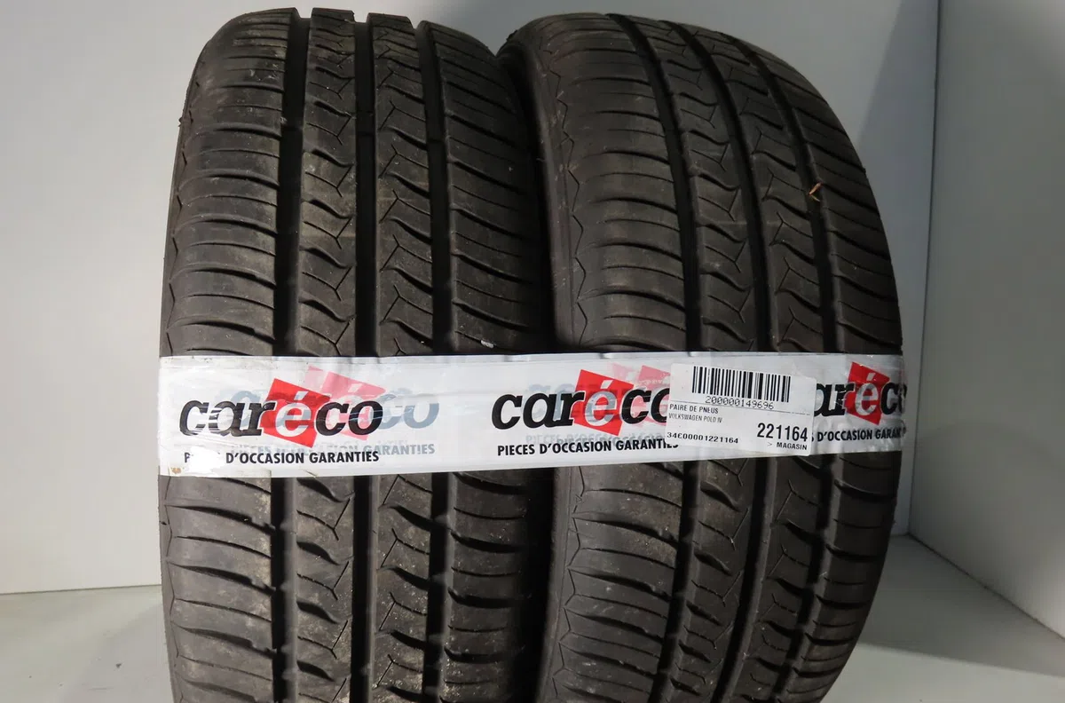 Paire de pneus Volkswagen POLO (9N_, 9A_) 1.4 tdi (2001-2005) occasion