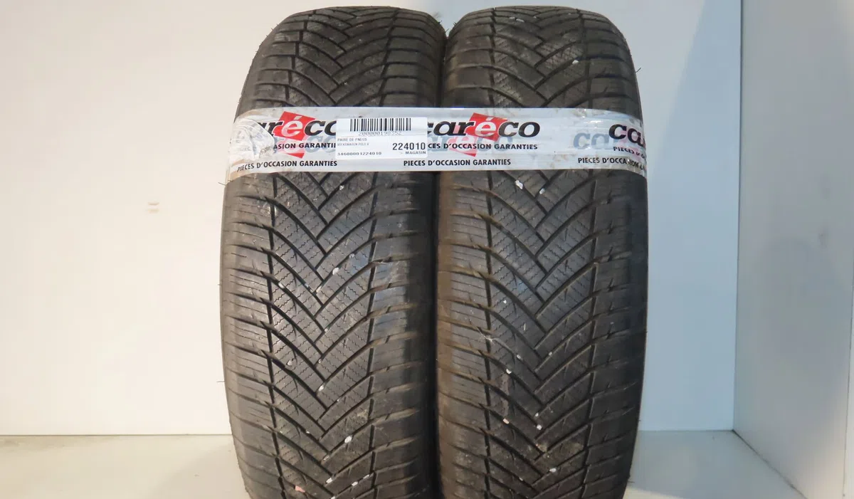 Paire de pneus Volkswagen POLO V (6R1, 6C1) 1.6 tdi (2009) 5 portes occasion