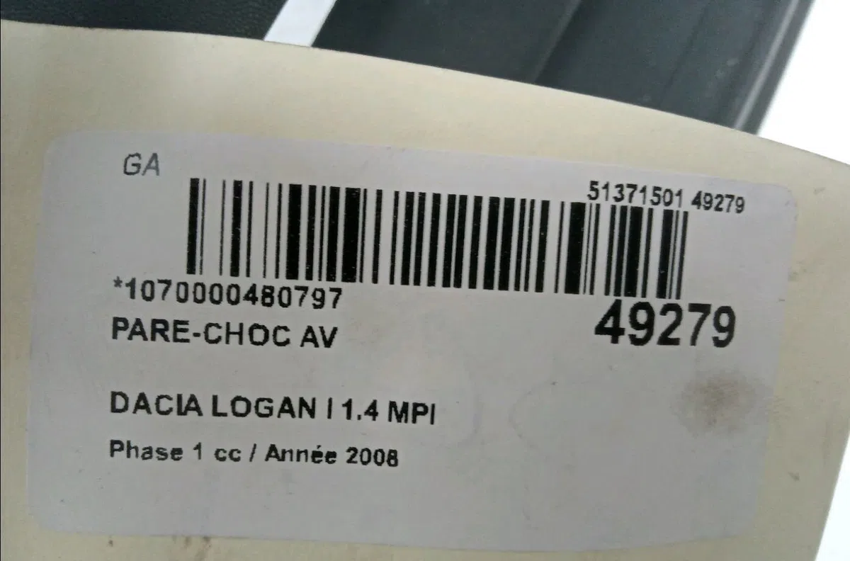 Pare-choc avant Dacia LOGAN (LS_) 1.4 (lsoa, lsoc, lsoe, lsog) (2004) occasion
