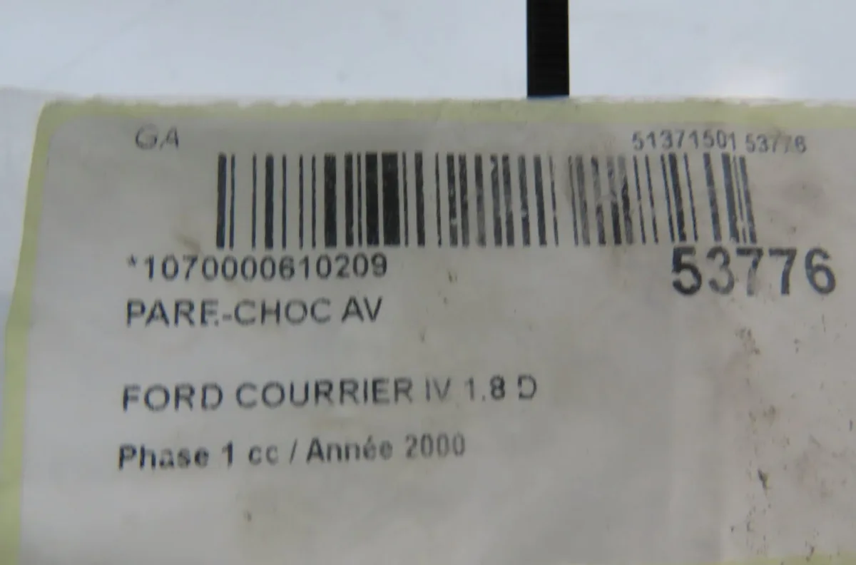 Pare-choc avant Ford COURIER Camionnette-Monospace (J5_, J3_) 1.8 d (1996-2002) occasion