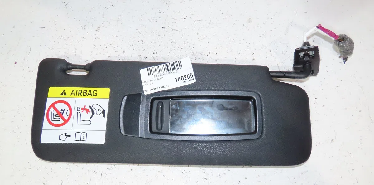 Pare-soleil droit Bmw X3 (F25) Xdrive 20 d (2010-2014) occasion