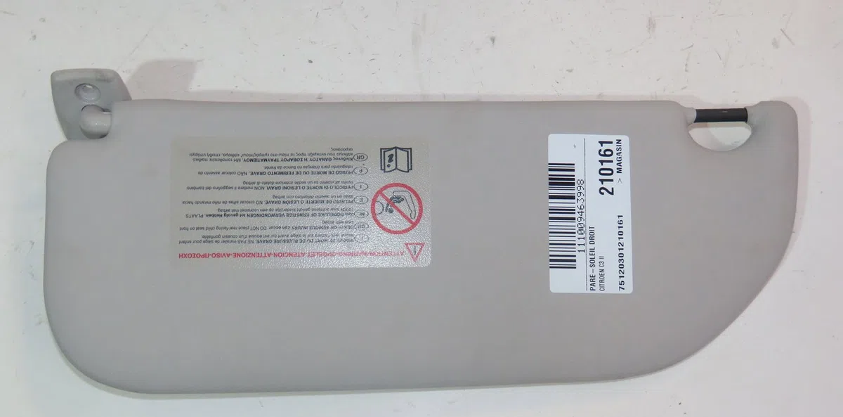 Pare-soleil droit Citroën C3 II (SC_) 1.4 (2009-2016) 5 portes occasion