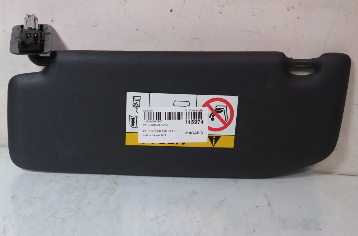 Pare-soleil droit Peugeot 208 I (CA_, CC_) 1.6 (2012) occasion