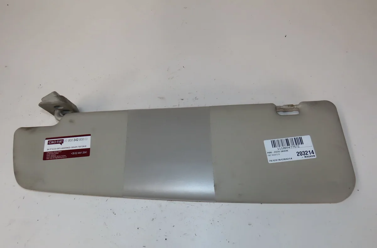 Pare-soleil gauche Fiat DUCATO Camion plate-forme-Châssis (250_) 140 multijet 2,2 d (2021) occasion