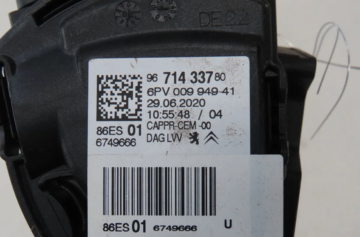 Pedale accelerateur Citroen DS3 (SA_) 1.4 hdi 70 (sa8hp4) (2010-2015) occasion