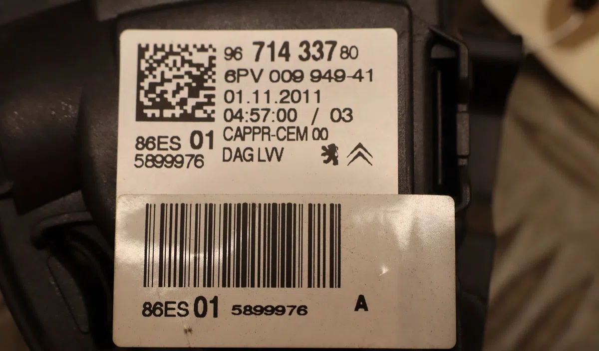 Pedale accelerateur Citroen DS3 (SA_) 1.6 vti 120 (2010-2015) occasion