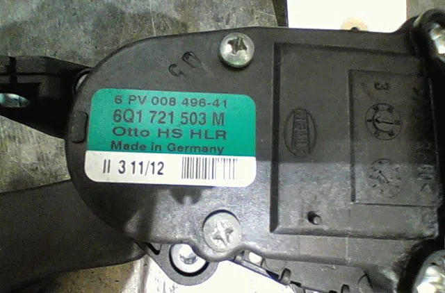 Pedale accelerateur Seat IBIZA IV (6J5, 6P1) 1.4 (2008-2015) occasion