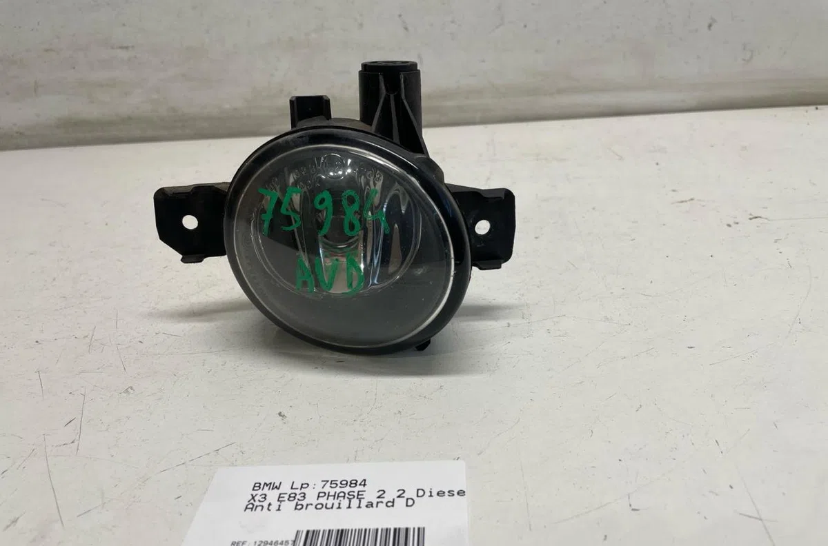 Phare antibrouillard avant droit BMW X3 E83 PHASE 2 occasion