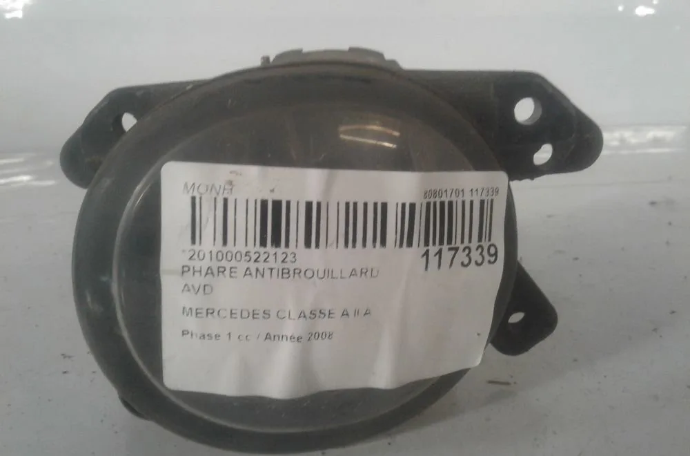 Phare antibrouillard avant droit MERCEDES A 160 CDI - BV AUTOTRONI 2008 occasion