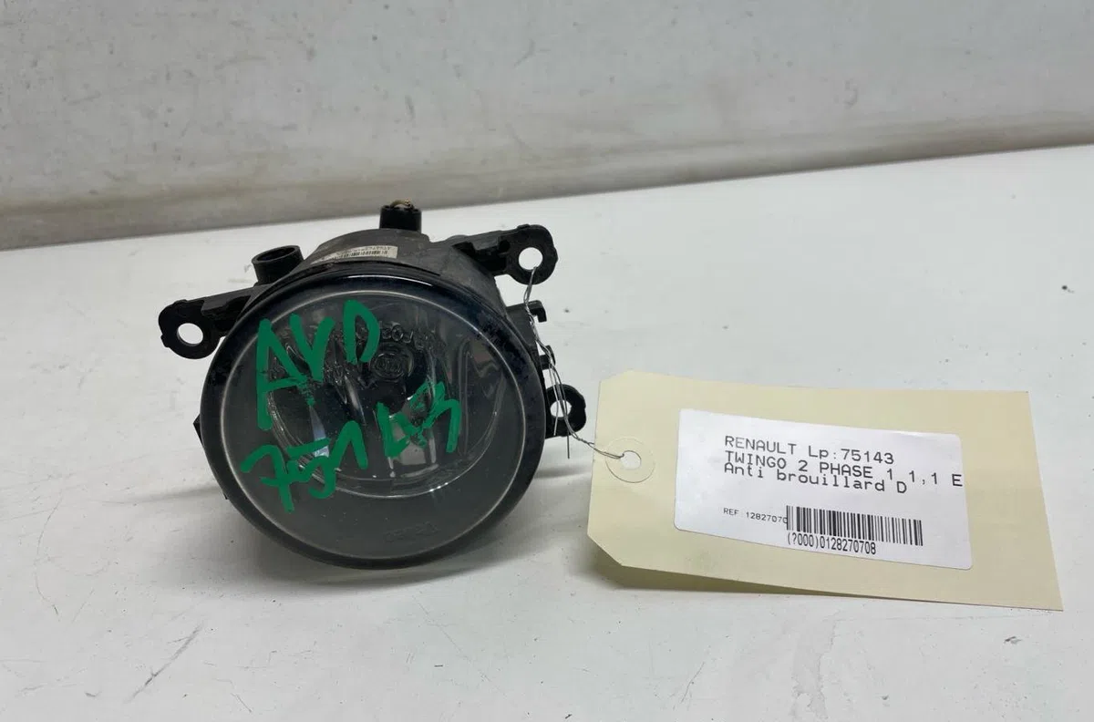 Phare antibrouillard avant droit Renault TWINGO II (CN0_) 1.2 turbo (cn0c, cn0f) (2007-2014) occasion