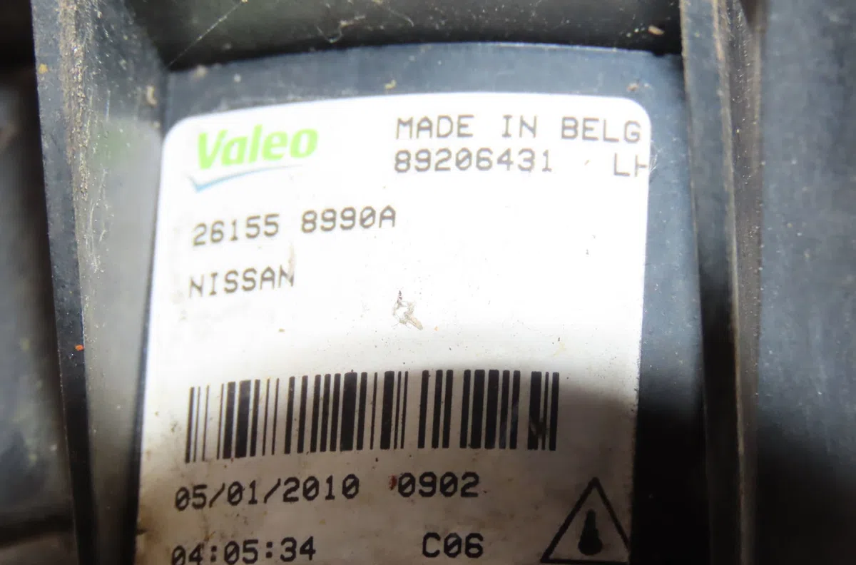 Phare antibrouillard avant gauche Nissan QASHQAI - QASHQAI 2 I (J10, NJ10, JJ10E) 1.5 dci (2010-2013) 5 portes occasion