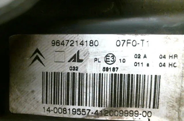 Phare droit Citroën C3 I (FC_, FN_) 1.4 hdi (2003-2011) 5 portes occasion
