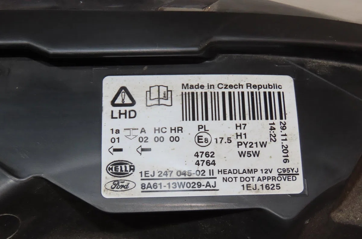 Phare droit Ford FIESTA VI (CB1, CCN) 1.25 (2008-2017) occasion