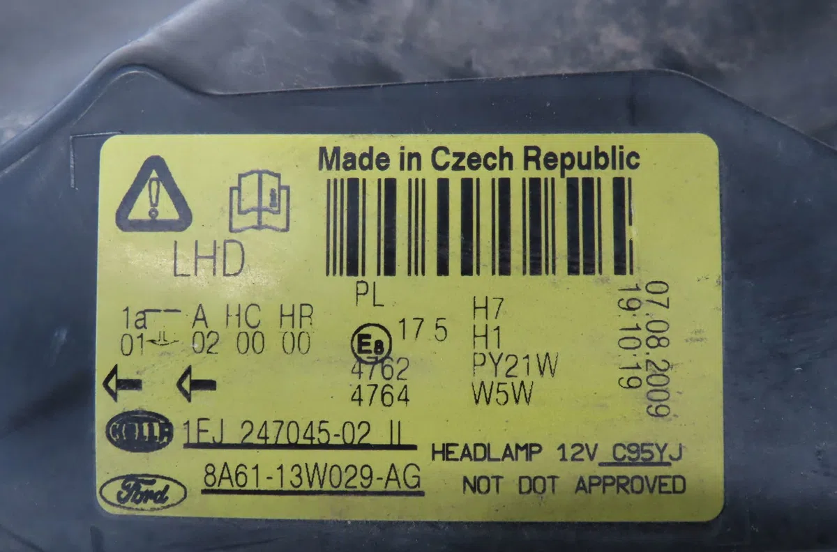 Phare droit Ford FIESTA VI (CB1, CCN) 1.6 tdci (2008-2012) occasion
